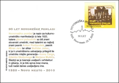 90 LET NOVOMEŠKE POMLADI 1920 - 2010